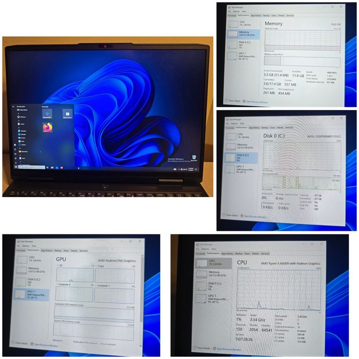 Лаптоп Lenovo IdeaPad Gaming 3 + подаръци