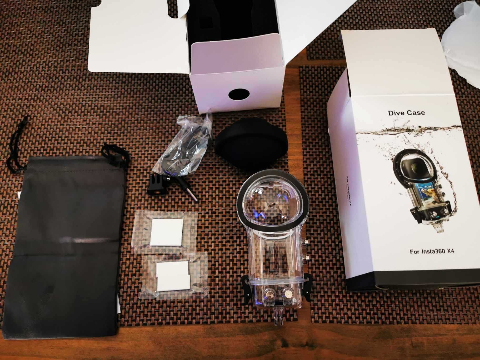 Carcasa subacvatica pt Insta 360 X2 X3 X4 rezistenta la apa insta360