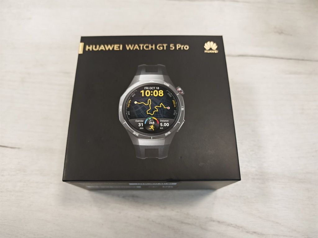 Като нов Huawei Watch GT 5 Pro Titanium Case Гаранция
