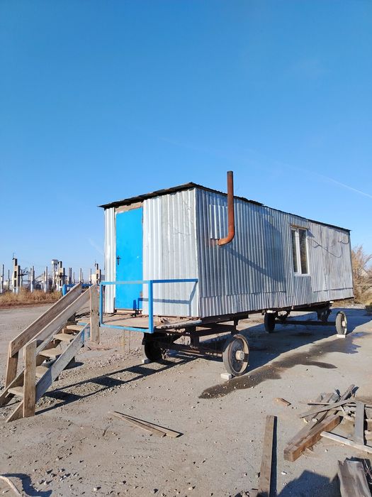 Вагончик 9на3 сдам в аренду Костанае с буржуйкой