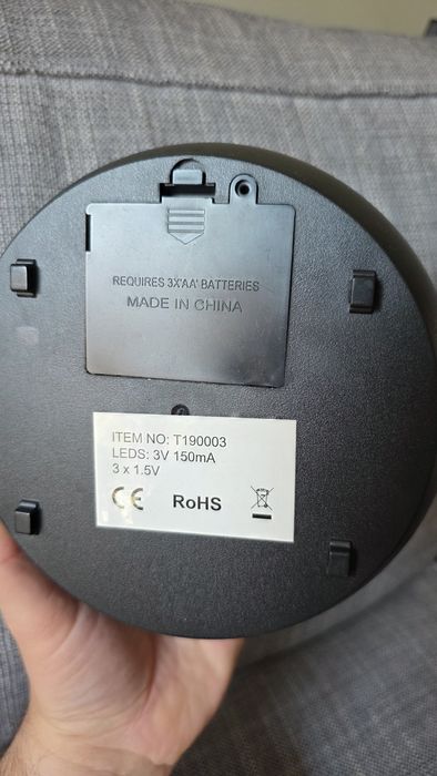 LED проектор нощна лампа за стая със сини звезди