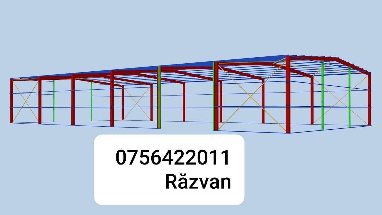 Vand hală metalica 15m×35m×4.5m