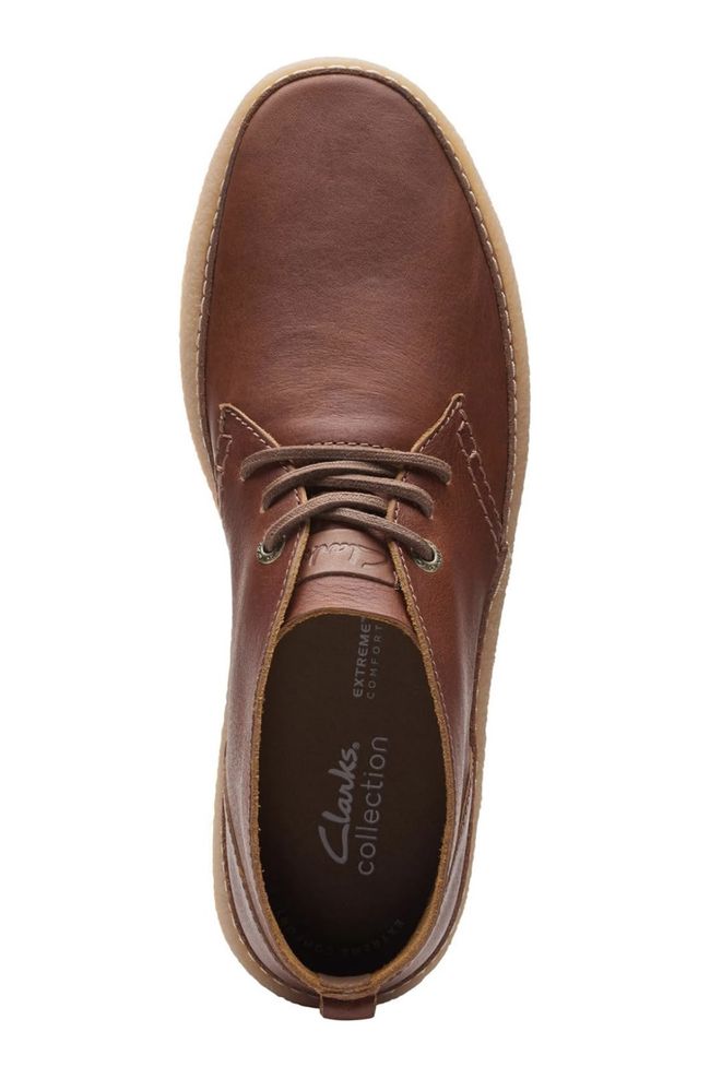 Кожанные туфли/кеды от британского бренда Clarks. Новые. Размер 40