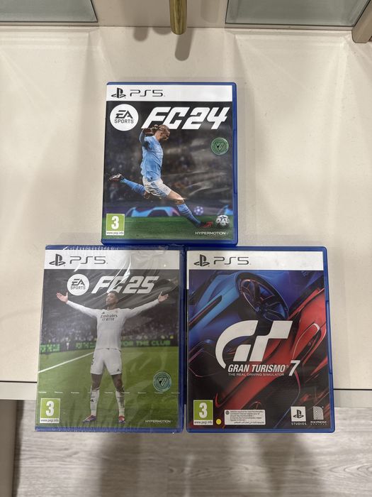 Новые игровые диски для PS5. Каждый по 10.000 тг