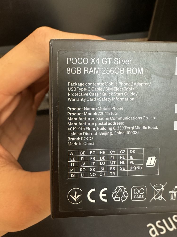 Poco x4 gt 8/256gb