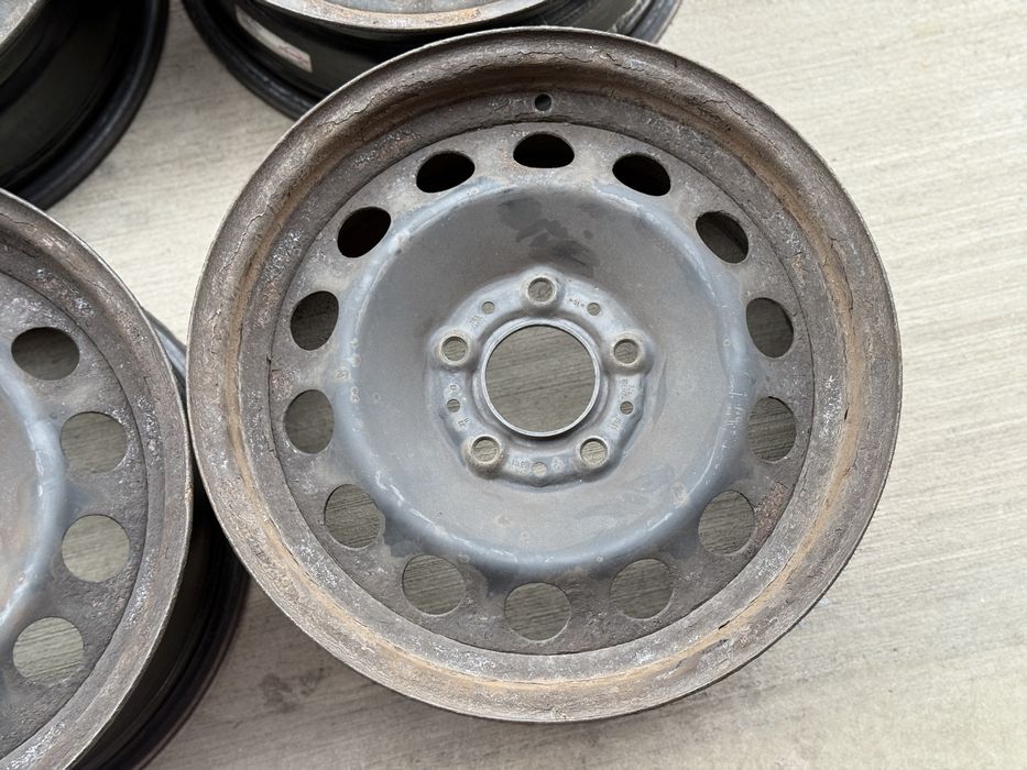 4бр. Железни 16” Джанти 5х120 за -BMW- 7Jx16EH2+,ET31 *100лв Комплект*