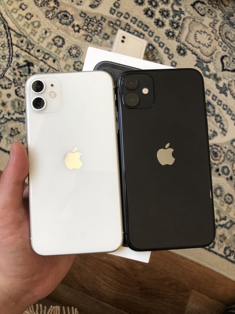 Продам IPhone 11 64G Black White в идельном сочтянии все работает