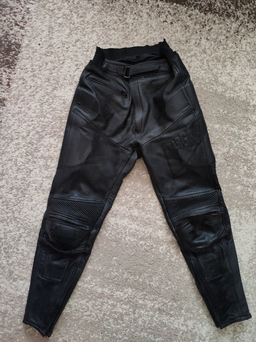 Pantaloni moto piele