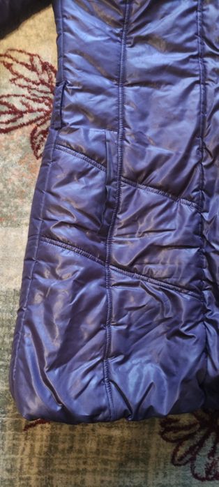 Стилно дамско яке лилаво