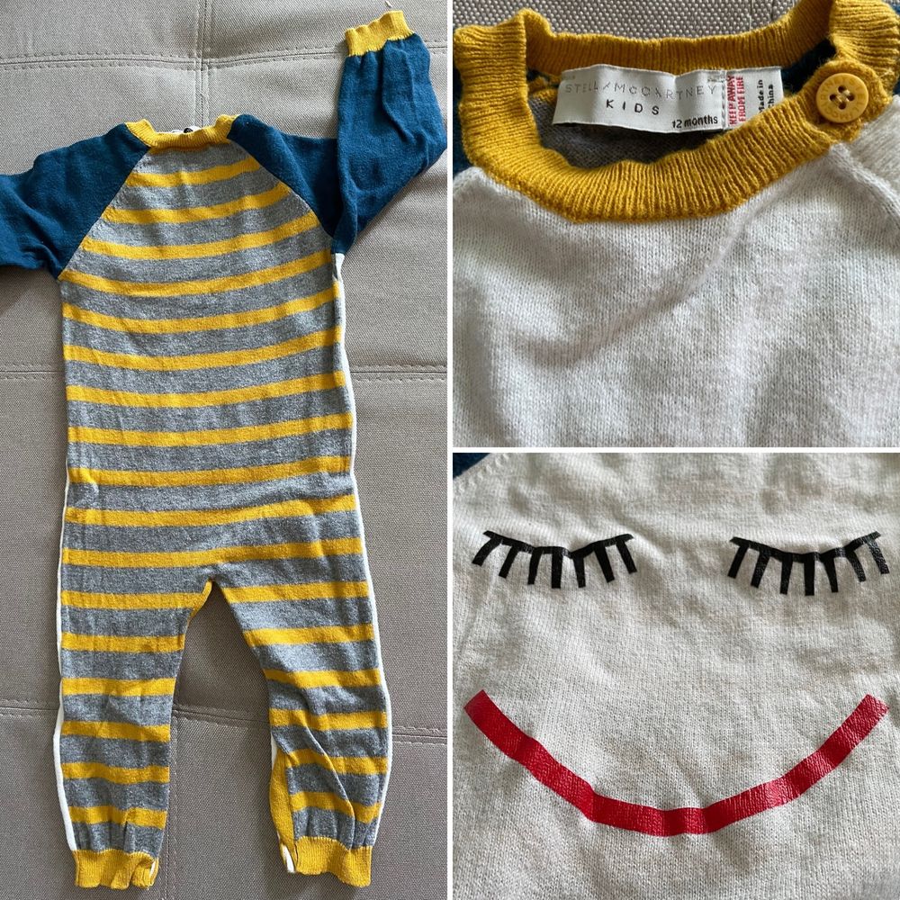 Salopeta tricot fetițe  9-12 luni, marimea 80