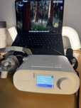 Philips Respironics cu umidifcator si cu masca True Blue aparat apnee