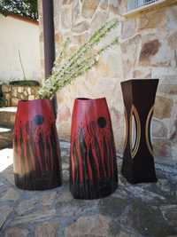 Дизайнерски подови вази от печена керамика