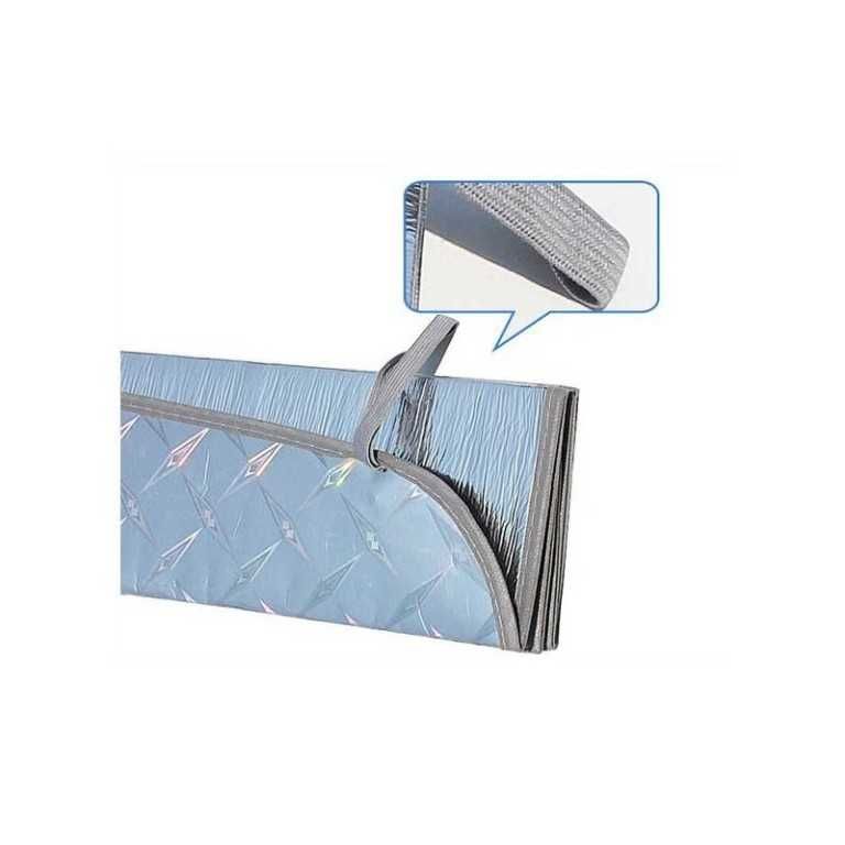 Слънцезащитен сенник за предното стъкло за кола, 140 x 70 см