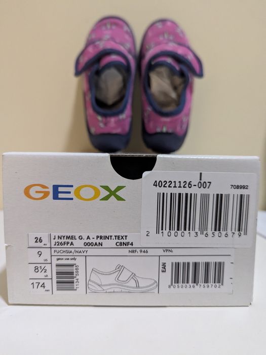 Запазени пантофи Geox 26