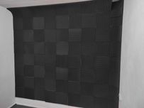 Шумоизоляция для студий звукозаписи, Акустический поролон 30x30 см