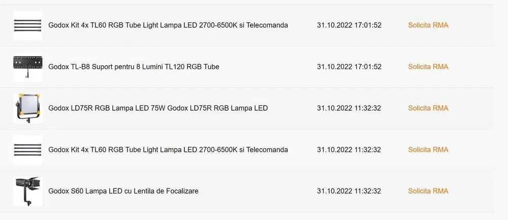 Godox LD75R RGB Lampa/Panou LED 75W