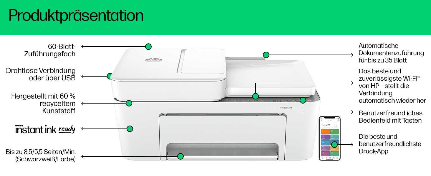 Мултифункционален принтер HP DeskJet 4220e 3 в 1
