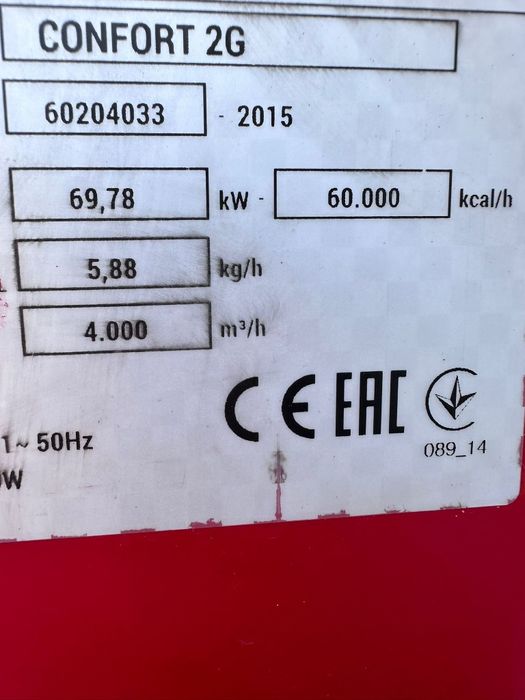 Centrala Generator de aer cald industrial ,ideal pentru hale,depozite,
