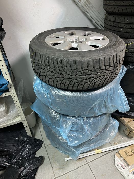 Jante Audi A6 C7 4G, 225/60/R16 + anvelope iarna
