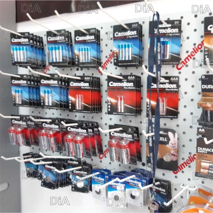 Teshilgan panel, перфопанель, do'konda ilgaklar uchun panel