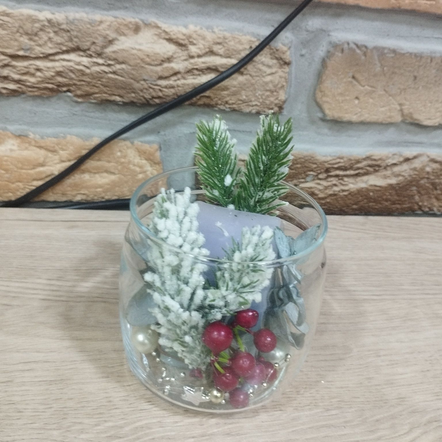 Новогодние свечи подсвечники