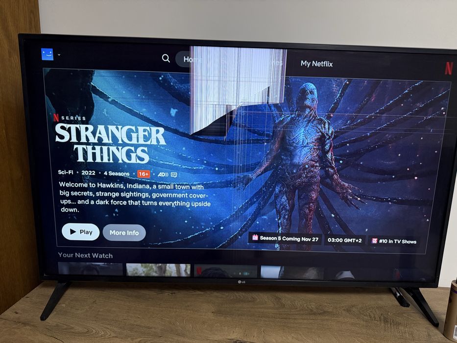 Televizor LG display afectat