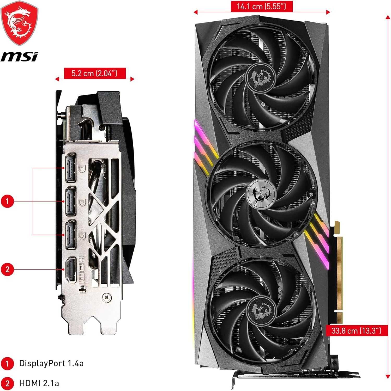 MSI RTX 4070 Gaming X Trio 12GB GDDR6X