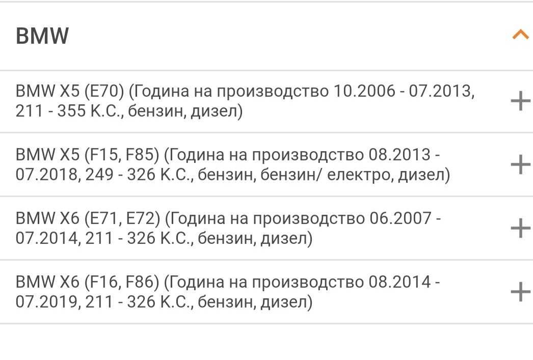 Спирачни дискове БМВ BMW X5 X6