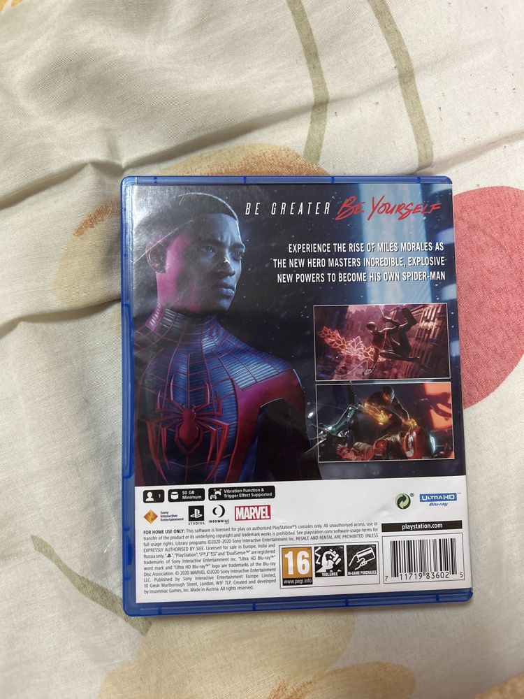 игра playstation 5 spider-man miles morales