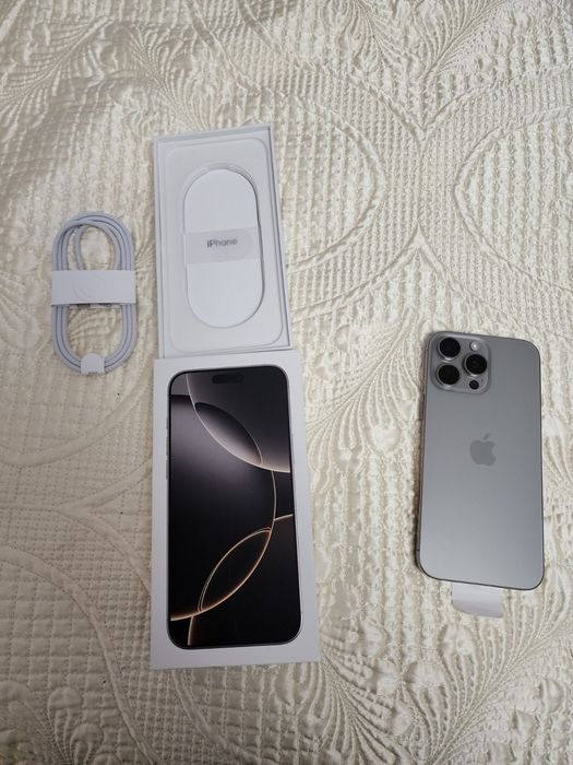 Iphone 16 pro max natural titanium nou