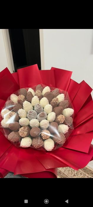 Клубника в шоколаде Дубайский шоколад Подарок Круглосуточно