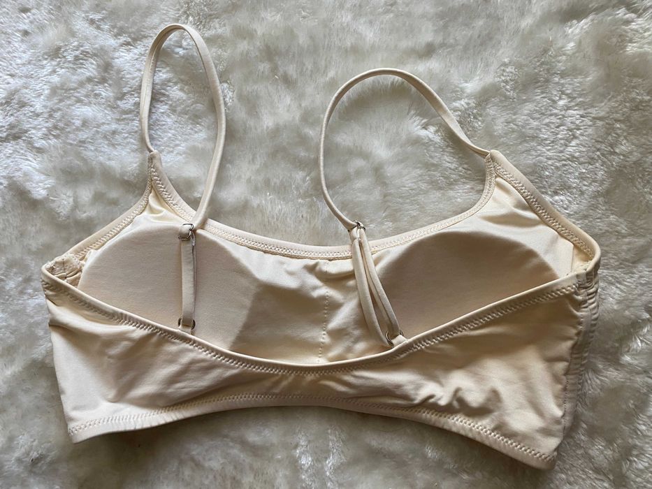 Bustiera de baie nude/bej, S/36, bretele reglabile, nou, waikiki