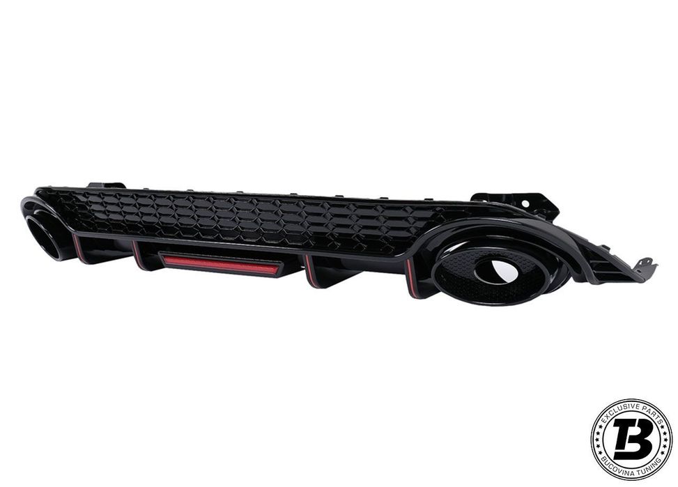 Difuzor Bara Spate compatibil cu Audi A3 8Y Sedan S3 Design