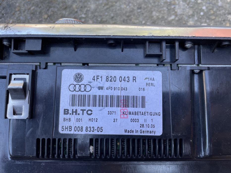Comanda clima Audi A6 c6 4F1820043R