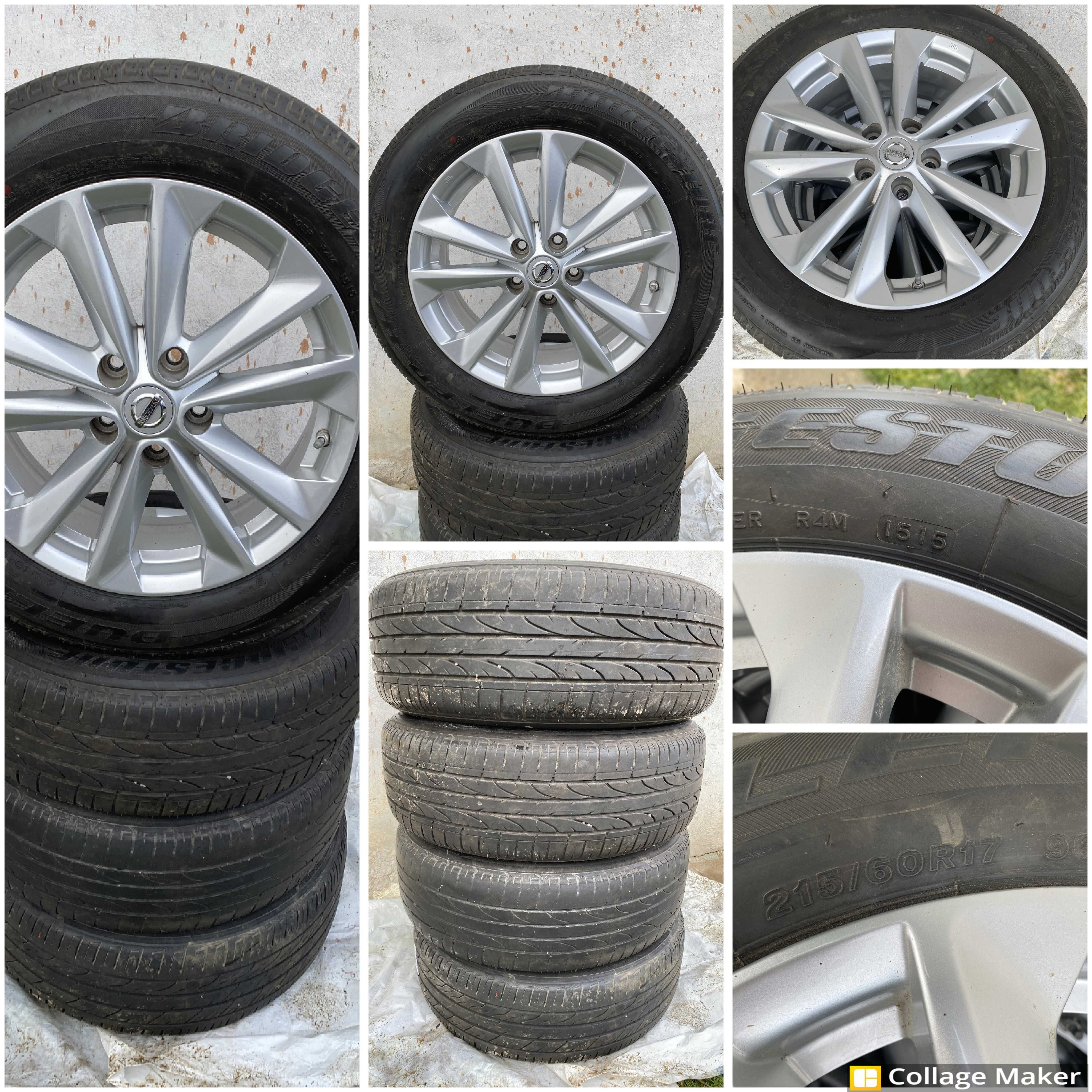 Vand jante cauciucuri vara Nissan Qashqai / X Trail 17"/18"