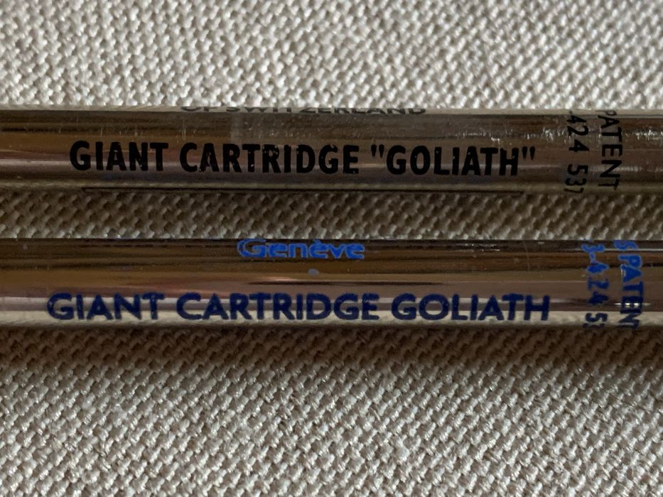 Caran d’Ache Goliath - два броя оригинални пълнителя за химикал