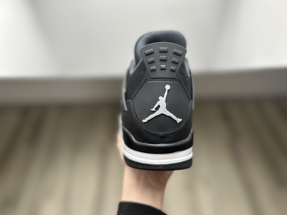 Jordan 4 Black Canvas