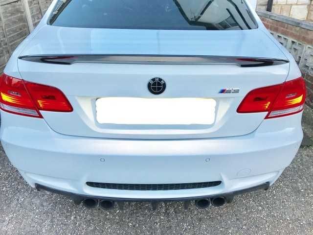 Eleron Lip Codita Portbagaj BMW E92 Performance High Kick Negru Lucios