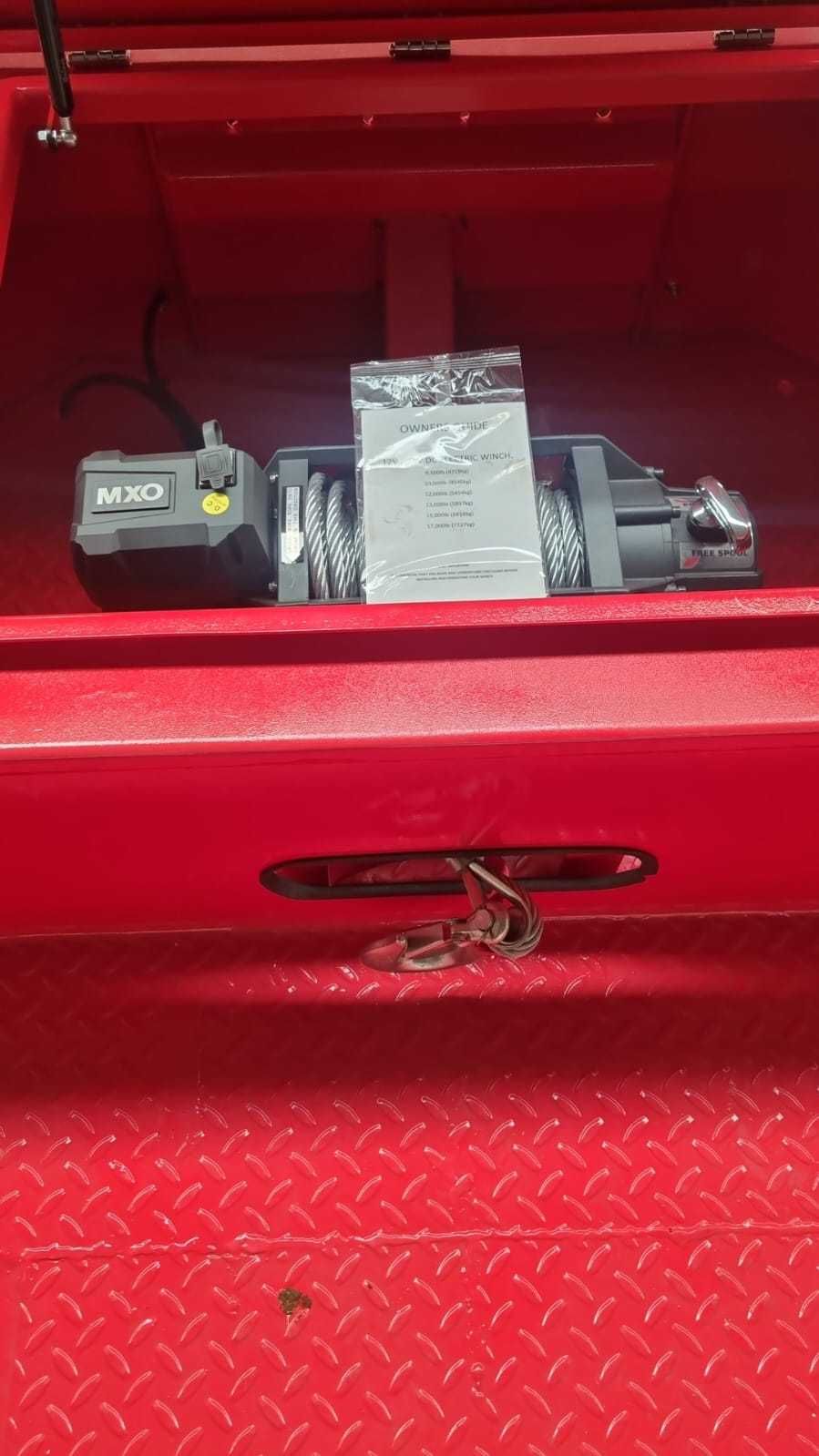 Trailer 3 AXE podea Hidraulică rampe, Duble pt Nacele si Stivuitoare