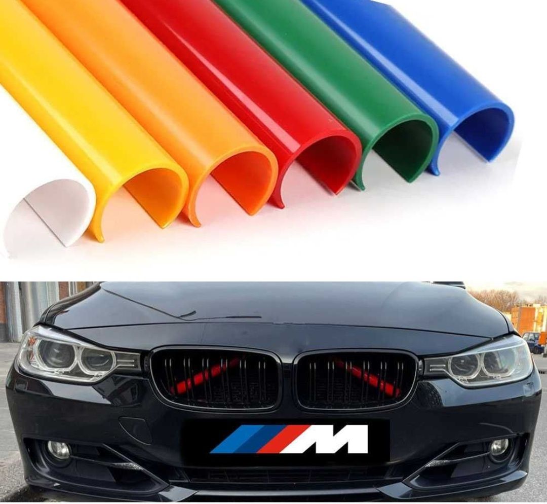 Ornamente grila BMW , Ornamente pentru Seria F sau G BMW Roșu / Blue