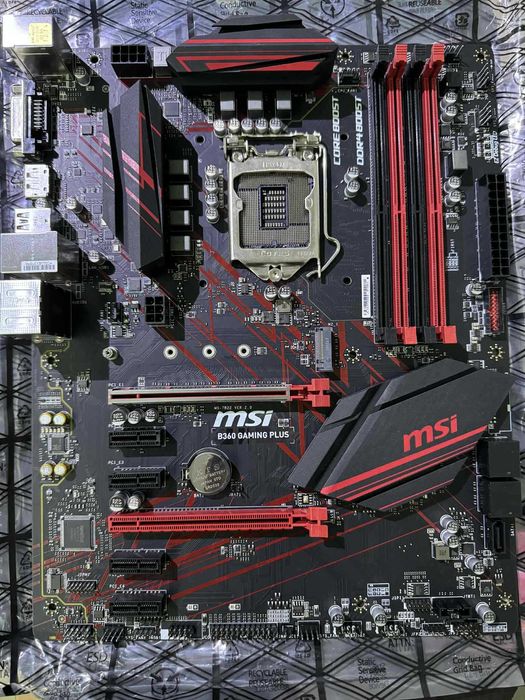 Placa de baza MSI B360 GAMING PLUS - socket 1151 (4-5 PINI INDOITI)