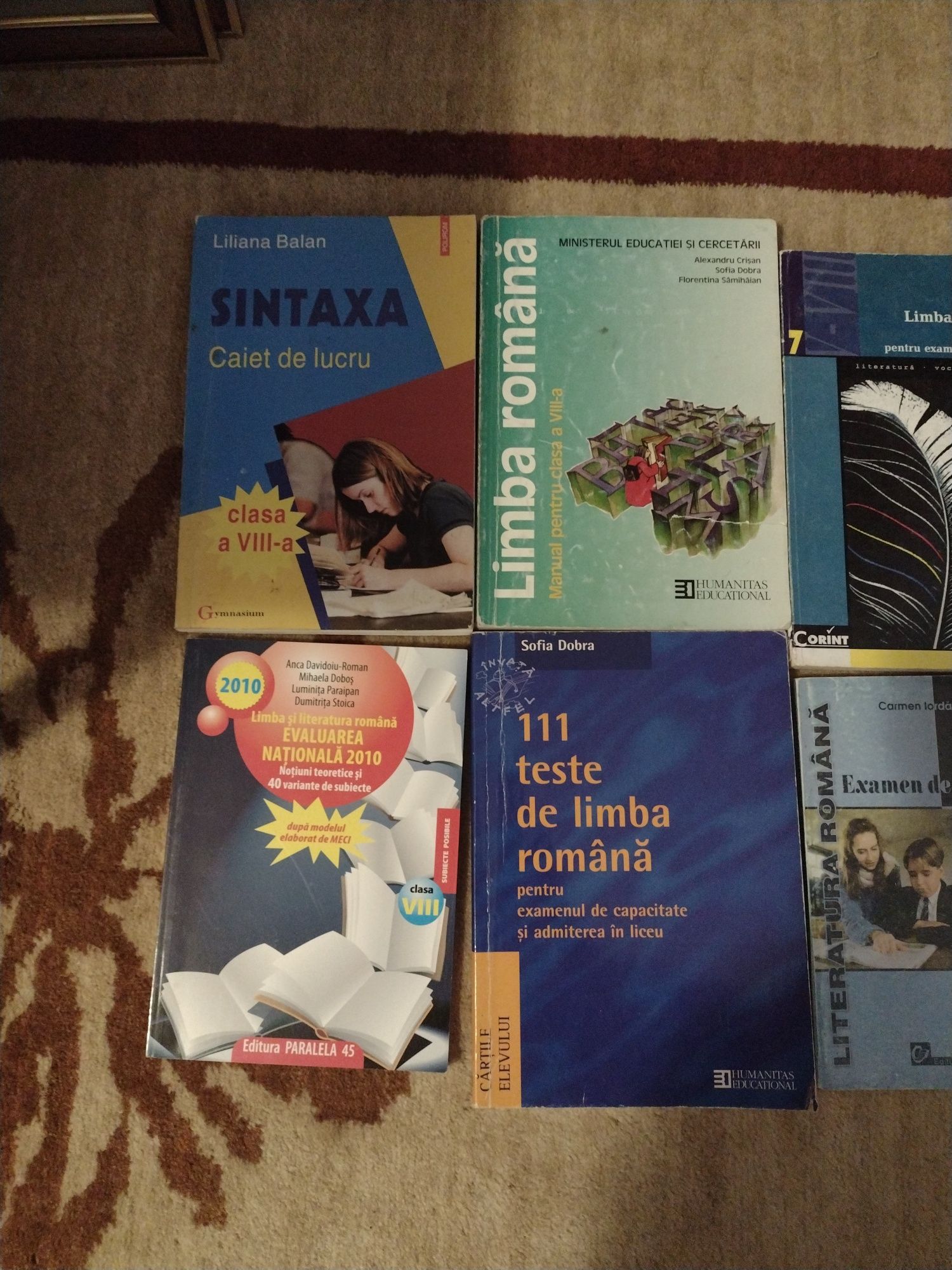 Cărți limba română clasa a VIII a - 5 + 1 gratis
