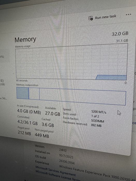 Unitate performanta Lenovo Gen 5 AMD Ryzen 5 PRO, 256GB SSD, 32GB DDR5