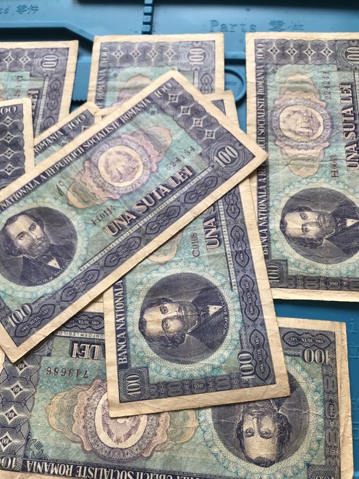 Bacote de 100 lei 1966