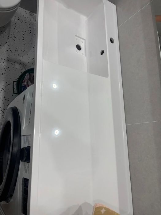 Раковина Gloria OCEAN120L над стиральной машиной прямоугольная 120,