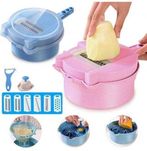 Овощерезка - терка с контейнером Kitchen multifunctional cutter 9 в 1