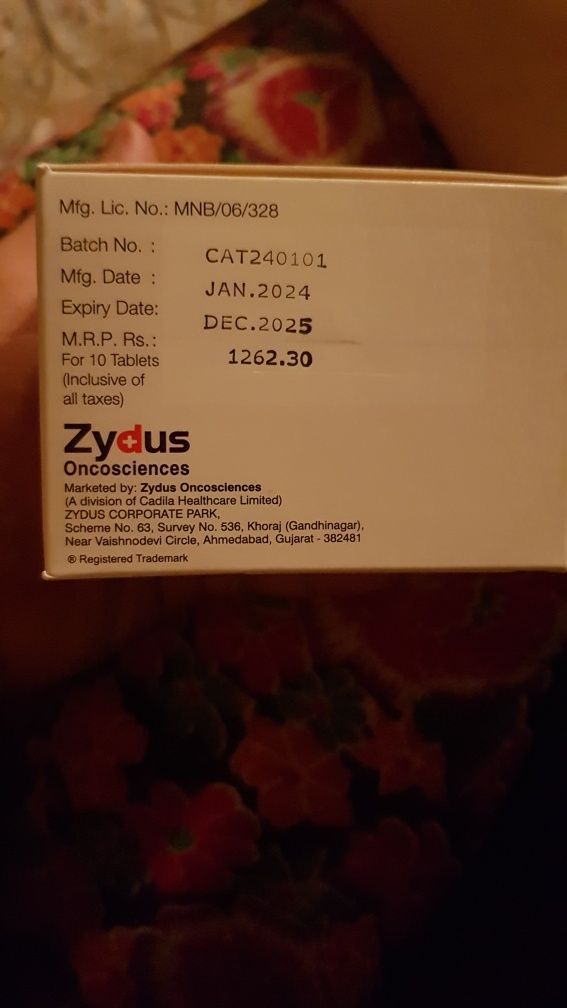 Zydus oncosciences. 500
