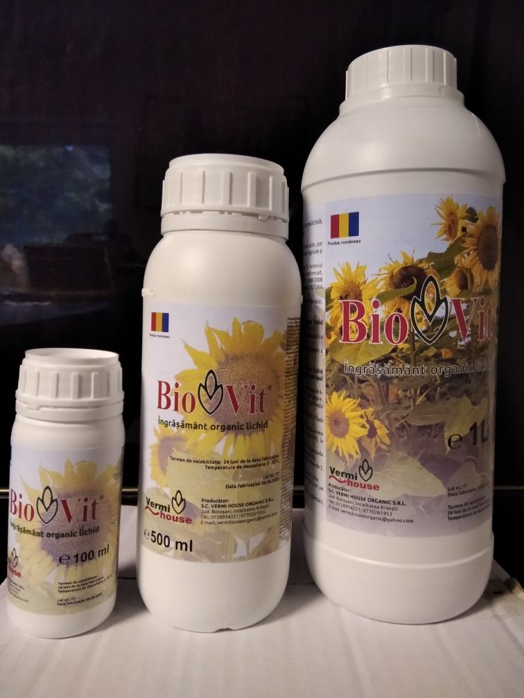 Vând îngrășământ organic BioVit.