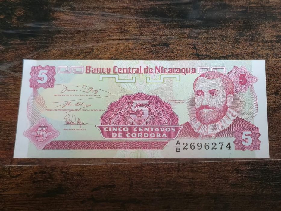 Никарагуа – 5 сентaвос, Banco Central de Nicaragua – UNC