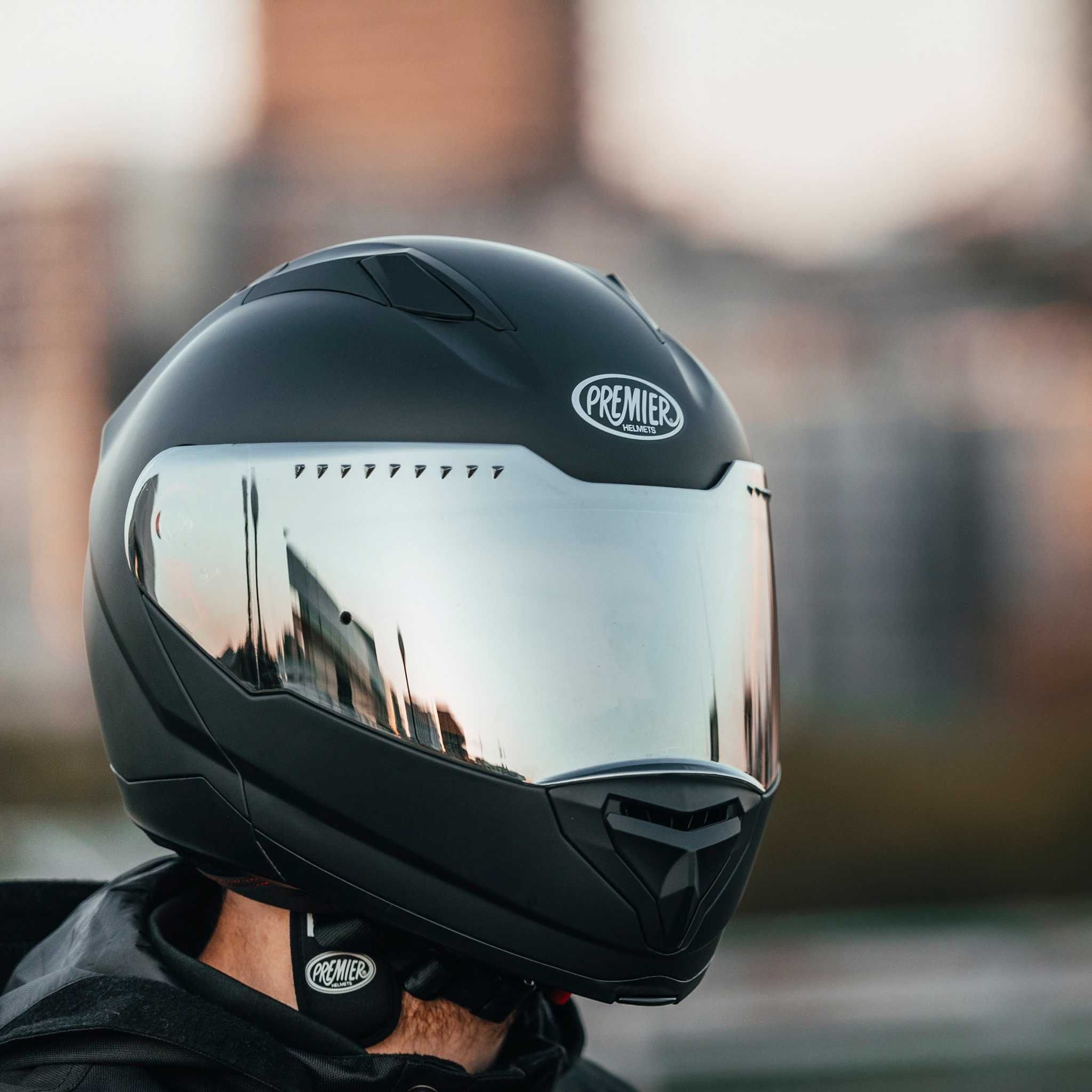 Casca moto PREMIER VYRUS U9BM - NOUA – negru mat + pinlock inclus